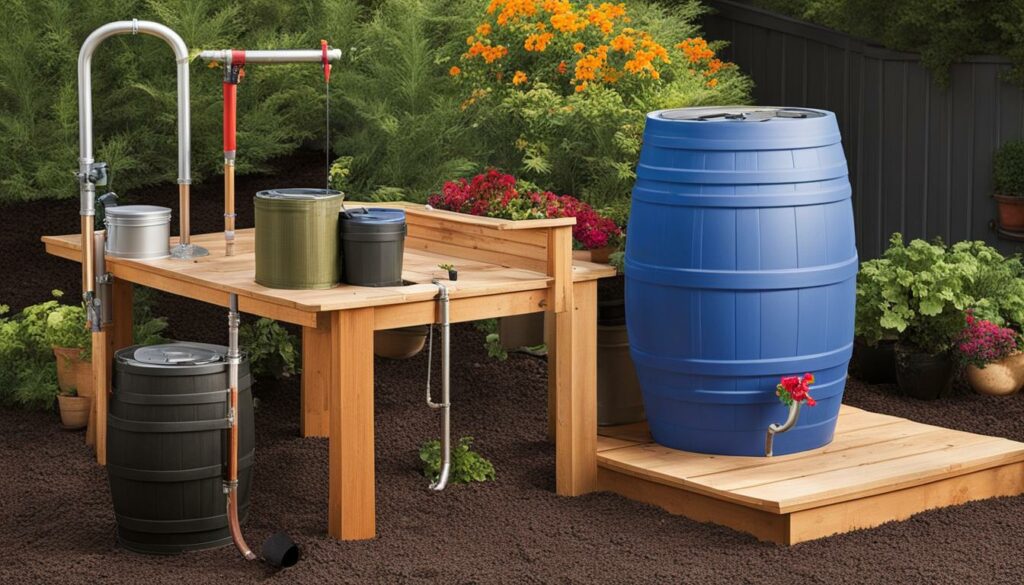 DIY rainwater collection system