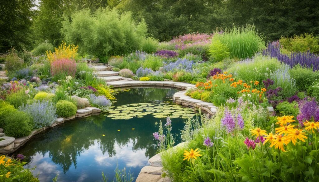 Vibrant Local Wildlife Garden