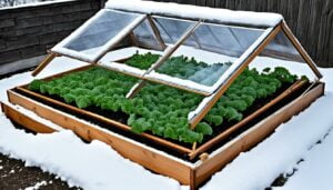 cold frame gardening, extending growing season, winter vegetable gardening